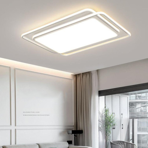 Modern LED Ceiling Light Simple Metal Frame for Bedroom Home Decor
