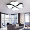 Modern LED Ceiling Light Metal Acrylic Four Leaf Clover Shape Home Decor