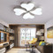 Modern LED Ceiling Light Metal Acrylic Four Leaf Clover Shape Home Decor