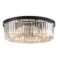 EVA Crystal Ceiling Light / Pendant Light for Leisure Area, Living & Dining Room - Industrial Style 