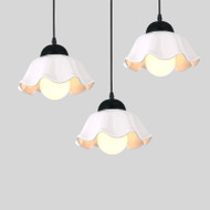 MAISIE Ceramic Flower Pendant Light for Sitting Room, Dining Room & Study - Modern Style