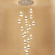 Modern style LED Pendant Light Acrylic Water Drop Shape Simple Restaurants Decor