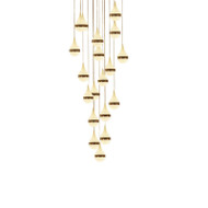 Modern style LED Pendant Light Acrylic Water Drop Shape Simple Restaurants Decor