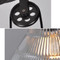 Industrial Retro LED Pendant Light Metal Glass Pulley Set Adjustable Restaurants Decor