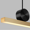 PICARD Copper LED Pendant Light for Study, Sitting Room & Bedroom - Modern Style
