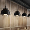 Modern LED Pendant Light Geometric Design Metal Glass Shade Restaurants