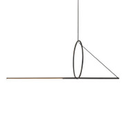 JOAQUIN Iron Pendant Light for Sitting Room, Bedroom & Study - Modern Style