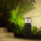 JAREK Solar Metal Outdoor Light for Garden & Courtyard - Modern Style