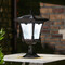Modern Waterproof LED Solar Outdoor Post Lamp Decoration Light Courtyard