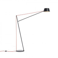 ISLA Metallic LED Floor Lamp for Study, Living Room & Bedroom - Modern Style