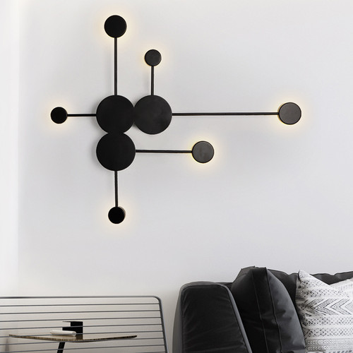 KONOS Metal LED Wall Light for Study, Living Room & Bedroom - Modern Style
