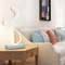 Modern LED Table Lamp Curve Shape Metal Frame Bedroom Living Room Decor from Singapore best online lighting shop horizon lights