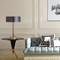 Modern LED Table Lamp Fabric Shade Metal Bedroom Living Room Decor