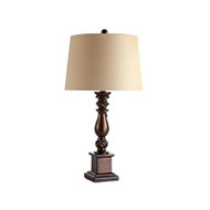 ROCKEFELLER Resin Table Lamp for Living Room, Bedroom & Study - American Style