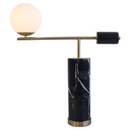 Modern Simple LED Table Lamp Marble Lamp Pole Personalized Style for Bedroom Dining room Decor from Singapore best online lighting shop horizon lights
