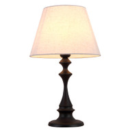 HAYES Fabric Table Lamp for Living Room, Bedroom & Study - American Style