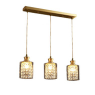 HILTON Crystal Pendant E27 Bulbs American Style 