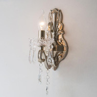 American Style  LED Wall Lamp Retro Artistic Crystal Lamp Living Room Decor