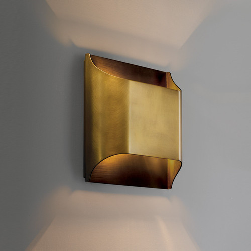 Post-Modern LED Wall Lamp Brass Low Key Corridor Living Room Decor