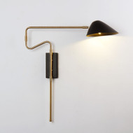 Nordic Style LED Wall Lamp Rotatable Long Pole Metal Lamp Living Room Decor