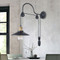 Industrial Style LED Wall Lamp Pulley Rope Metal Lamp Edison E27 Bulb Lamp