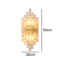 KONOS Crystal Wall Light for Bedroom, Study & Living Room - Modern Style