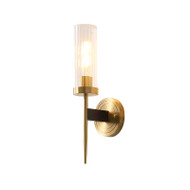 LAURENT Brass Wall Light for Living Room, Bedroom & Study - Modern Style