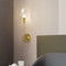 American Simple LED Wall Lamp Glass Shade Metal Lamp Living Room Hotel Decor