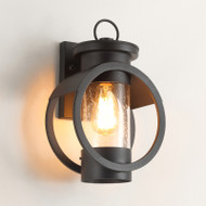 Modern LED Wall Lamp Black Creative Outdoor Garden IP54 Waterproof light