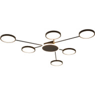 Modern LED Ceiling Light Dimmable Luminous Multi-circles Light Living room Bedroom Restaurants