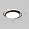 YUZO Double Ring LED Ceiling Light Nordic Style