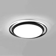 YUZO Dimmable Double Ring Iron Ceiling Light for Dining Room, Living Room & Bedroom - Nordic Style 