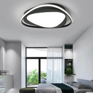 Modern LED Ceiling Light Metal Black/White Lamp Bedroom Living Room Decor from Singapore best online lighting shop horizon lights