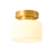 PICARD Brass Ceiling Light for Bedroom, Living & Dining Room - Modern Style