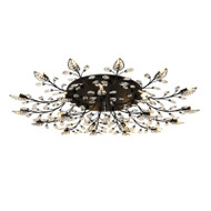 KEITH Iron Flower Ceiling Light for Sitting Room, Dining Room & Bedroom - Modern Style 