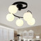 KOSMO Glass Ball LED Ceiling Light for Living Room, Bedroom & Dining - Modern Style
