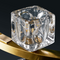 Elegante Bronze Ring Chandelier Crystal American Style