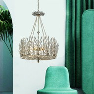 ARDEN K9 Crystal Crown Pendant Light for Dining Room, Restaurant & Cafe - Modern Style