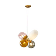 ASGARD Glass Pendant Light for Sitting Room, Dining Room & Study - Modern Style