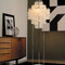 Nordic LED Floor Lamp Shells Shade Metal Frame Bedroom Living Room Decor from Singapore best online lighting shop horizon lights