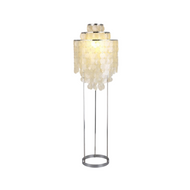 AURELLE Shells Floor Lamp for Bedroom, Living Room & Study - Nordic Style