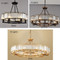 JOYCE Crystal Ring Chandelier Light for Living Room, Bedroom & Dining - Post-Modern Style