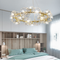 ESPOIR Crystal Chandelier Light for Dining Room, Restaurant & Bar - Nordic Style 