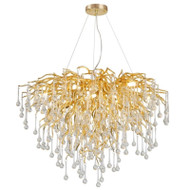 ESPOIR Coral Reef Crystal Chandelier for Living Room & Dining - Post Modern Style