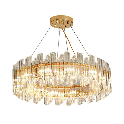 Nordic LED Chandelier Light Crystal Lampshade Luxurious Home Hotel Decor from Singapore best online lighting shop horizon lights image