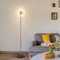 Dandelion, Aluminum Crystal Floor Lamp for Modern Bedroom Living Room