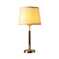 ABEL Brass Table Lamp for Bedroom, Living Room & Study - American Style