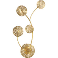 DAHLIA Brass Wall Light for Study, Living Room & Bedroom - Modern Style