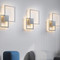Modern LED Wall Light Aluminum Square Frame Corridor Living Room from Singapore best online lighting shop horizon lights