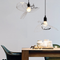American Country Style LED Pendant Light Iron Bird Shape Cafe Bar Dining Room